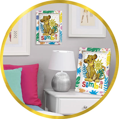 Pailletten-Kunst SIMBA