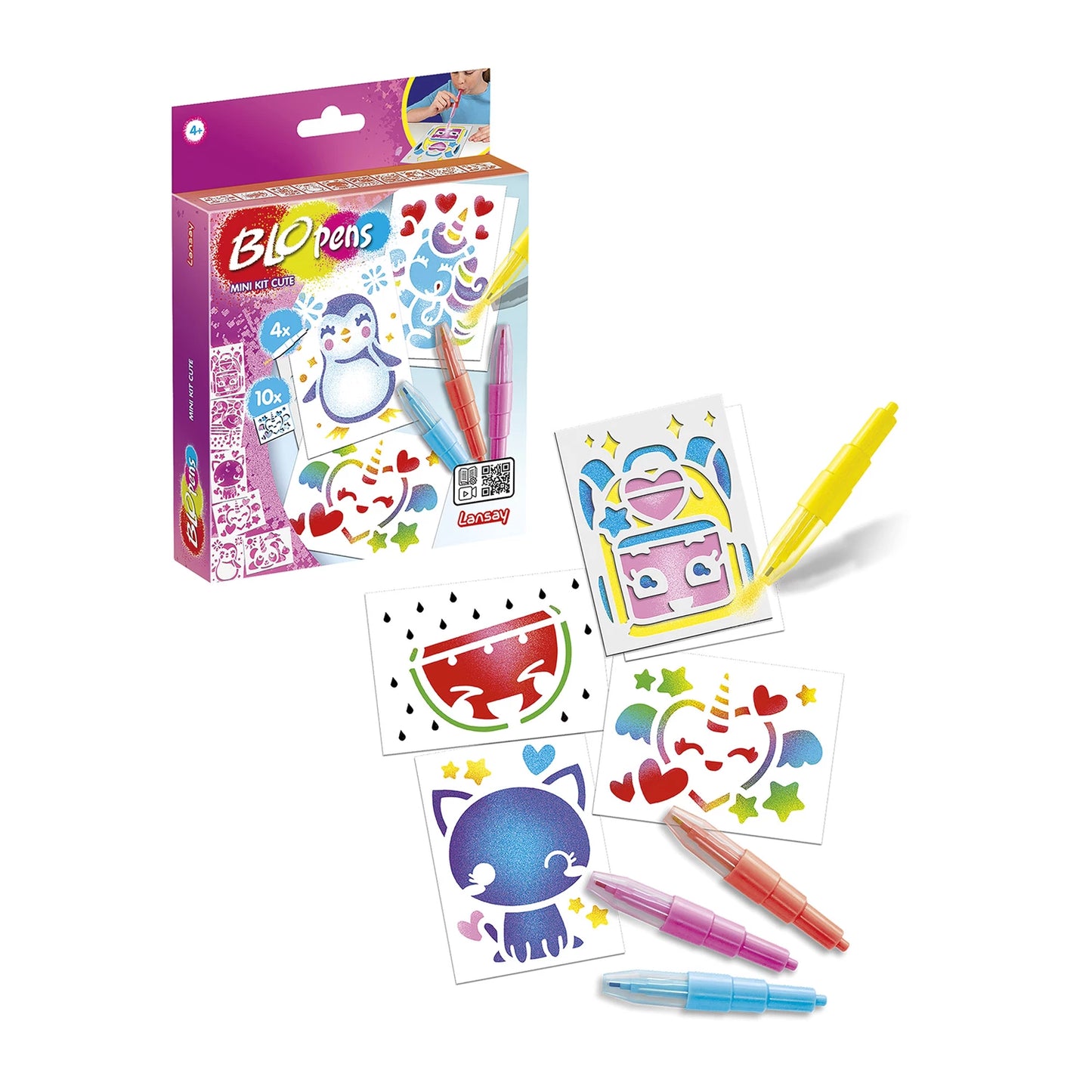 SET DI PENNE SPRAY MINI HEARTS