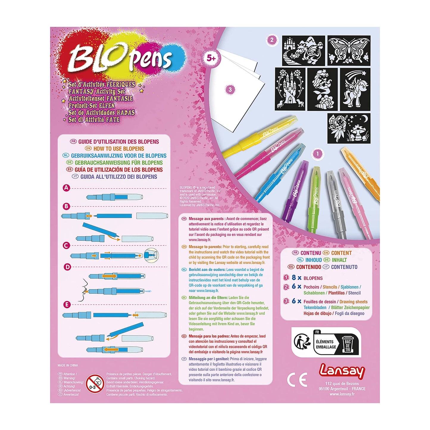 SET DI PENNE SPRAY FANTASY