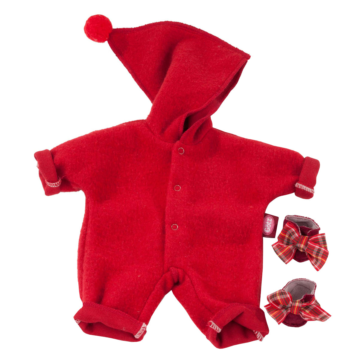 KLEID MIT SPITZEM ROTEN HUT 30–33 CM – GÖTZ