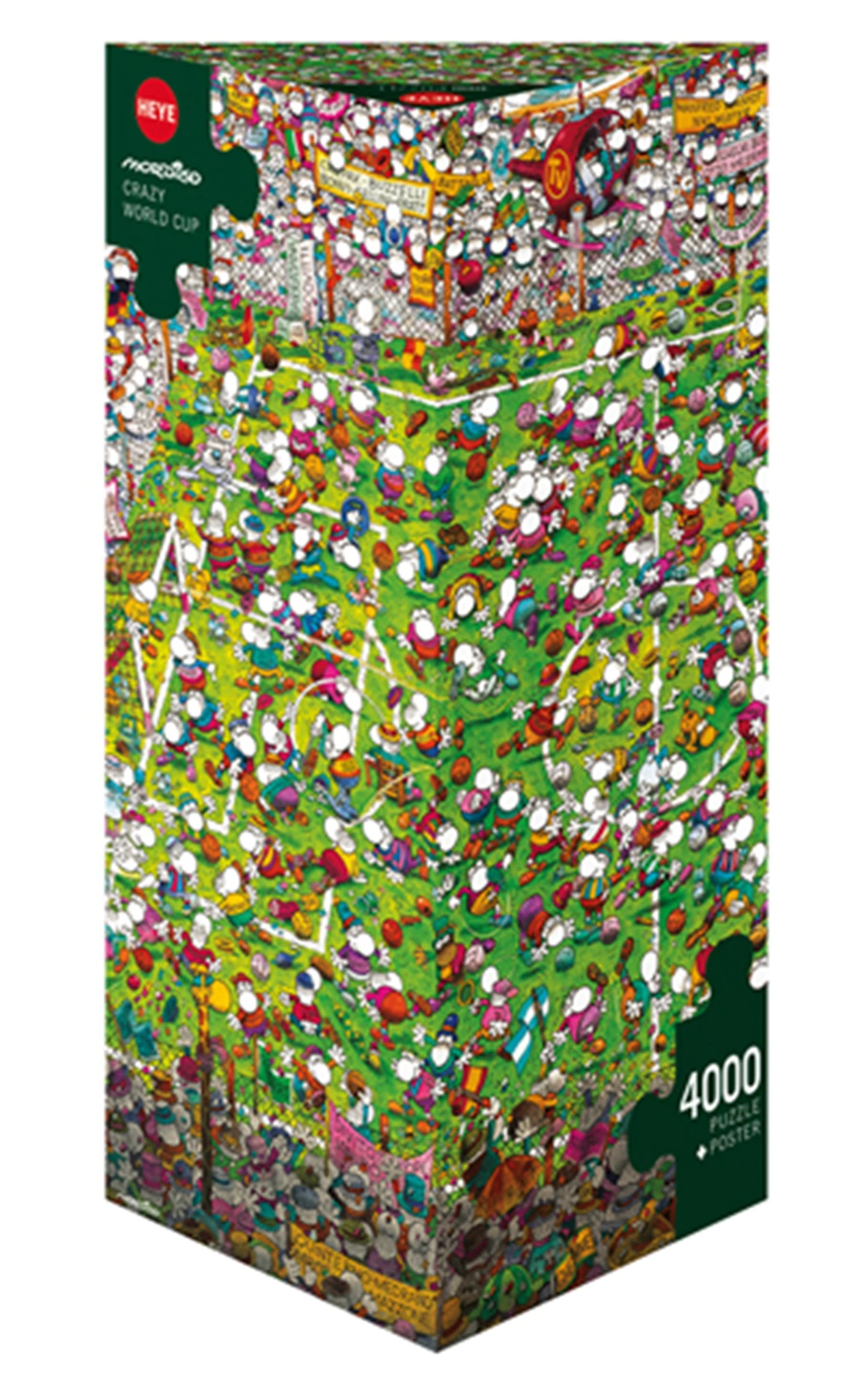 COUPE DU MONDE FOU TRIANGULAIRE 4000 PIÈCES