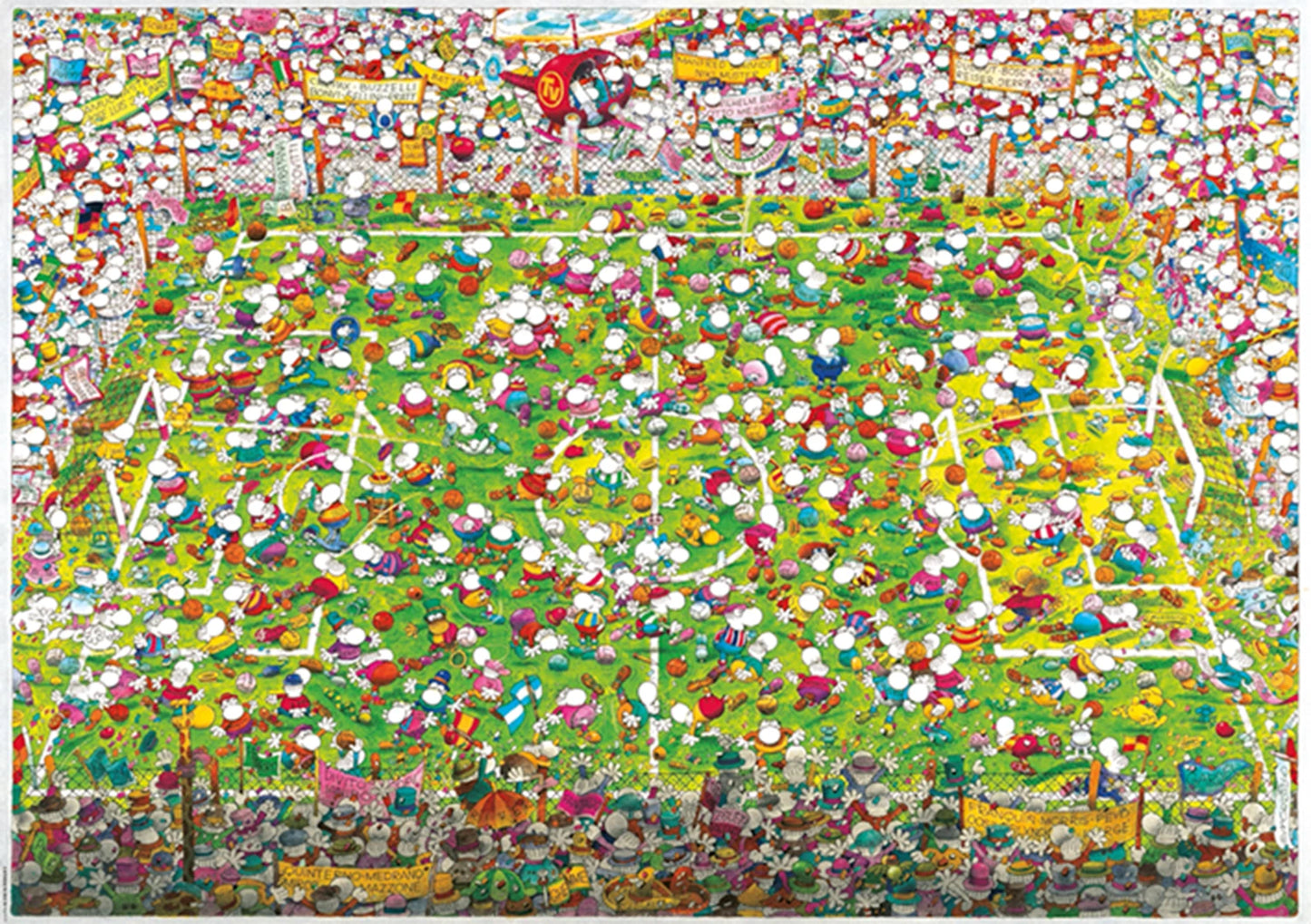 COUPE DU MONDE FOU TRIANGULAIRE 4000 PIÈCES