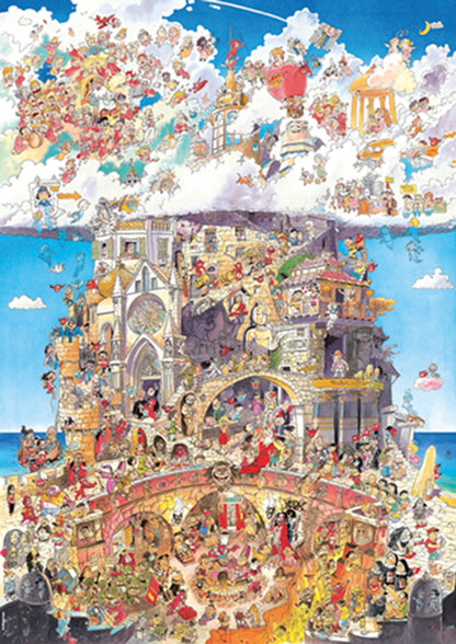 PARADIS ET ENFER TRIANGULAIRE 1500 PIÈCES