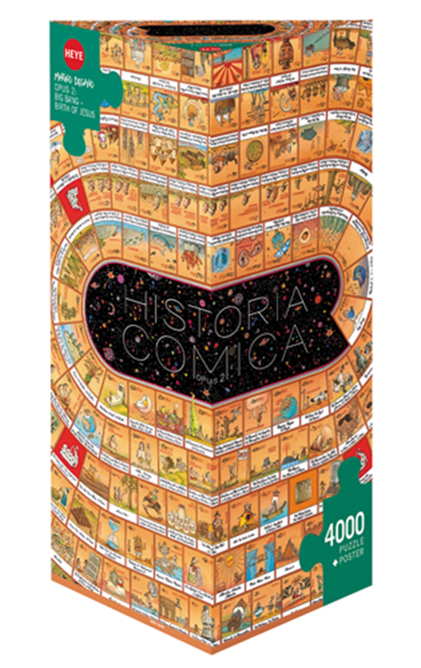 HISTORIA COMICA 2 TRIANGULAIRE 4000 PIÈCES
