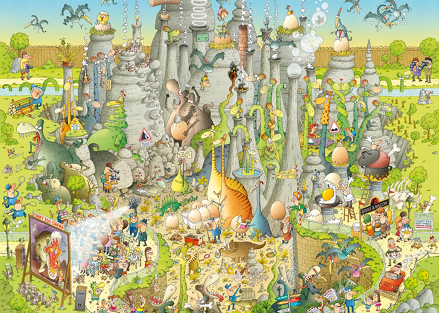 HABITAT JURASSIQUE STANDARD 1000 PIÈCES