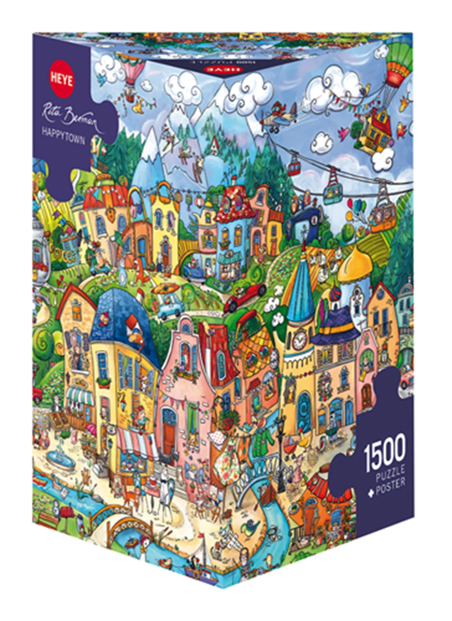 HAPPYTOWN TRIANGULAIRE 1500 PIÈCES