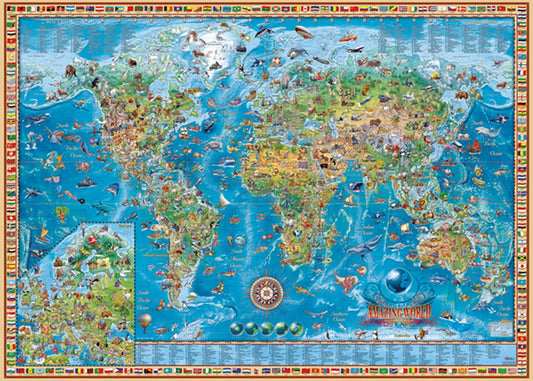 NORME MONDIALI ÉTONNANTES 2000 PIÈCES