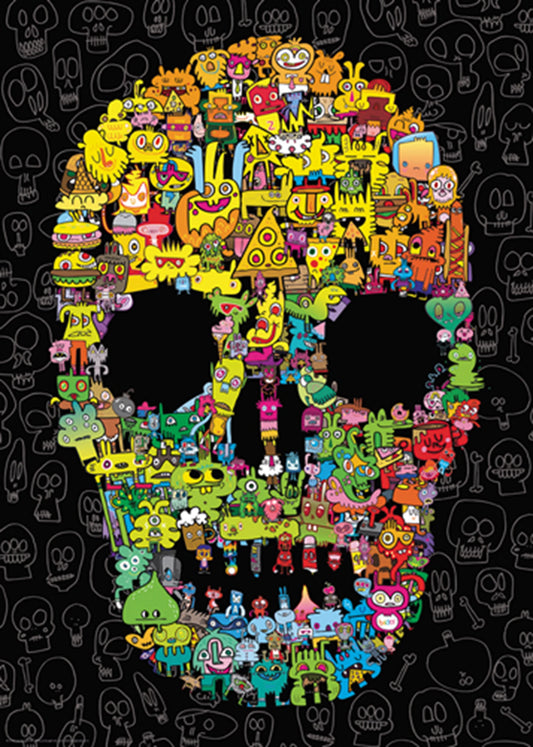 DOODLE SKULL STANDARD 1000 PIÈCES
