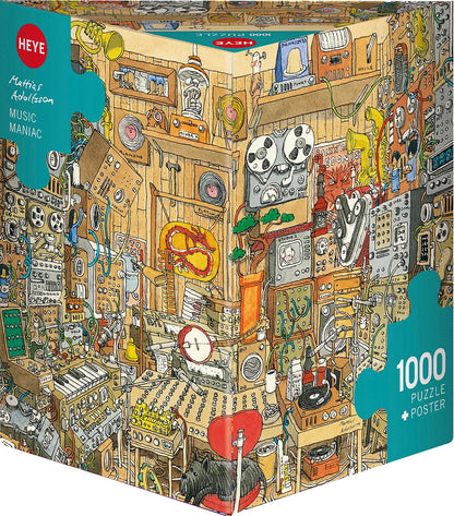 MUSIC MANIAC TRIANGULAIRE 1000 PIÈCES