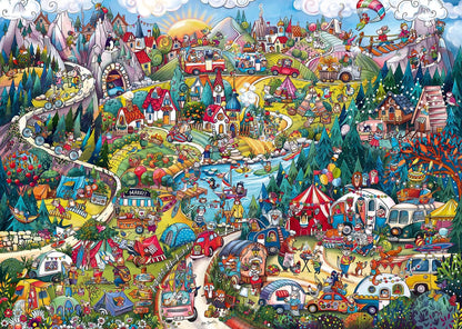PARTEZ EN CAMPING ! TRIANGLE 2000 PIÈCES