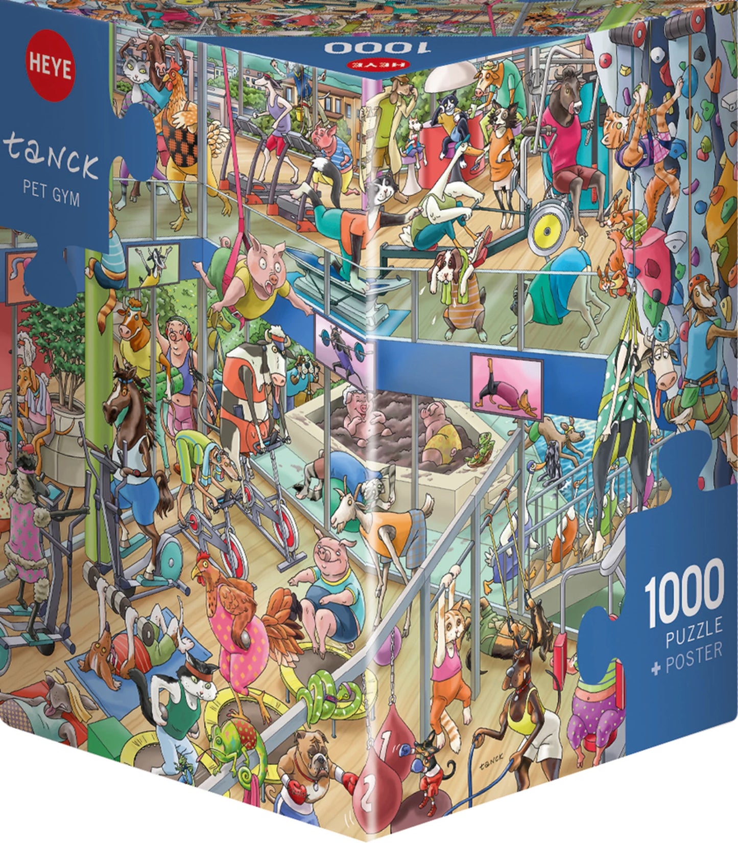 AIRE DE JEUX TRIANGULAIRE POUR ANIMAUX DE COMPAGNIE 1000 PIÈCES
