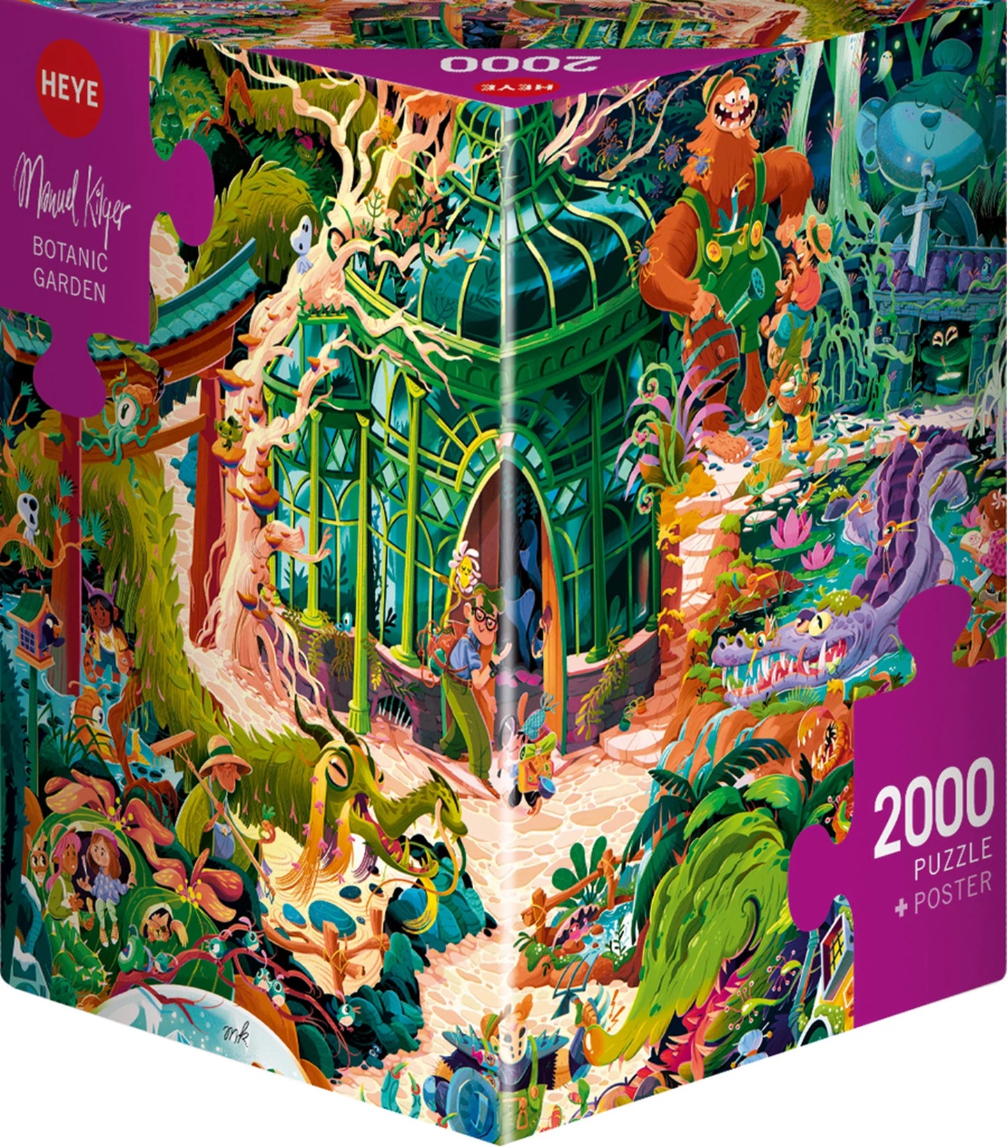GIARDINO BOTANICO TRIANGOLARE 2000 PEZZI