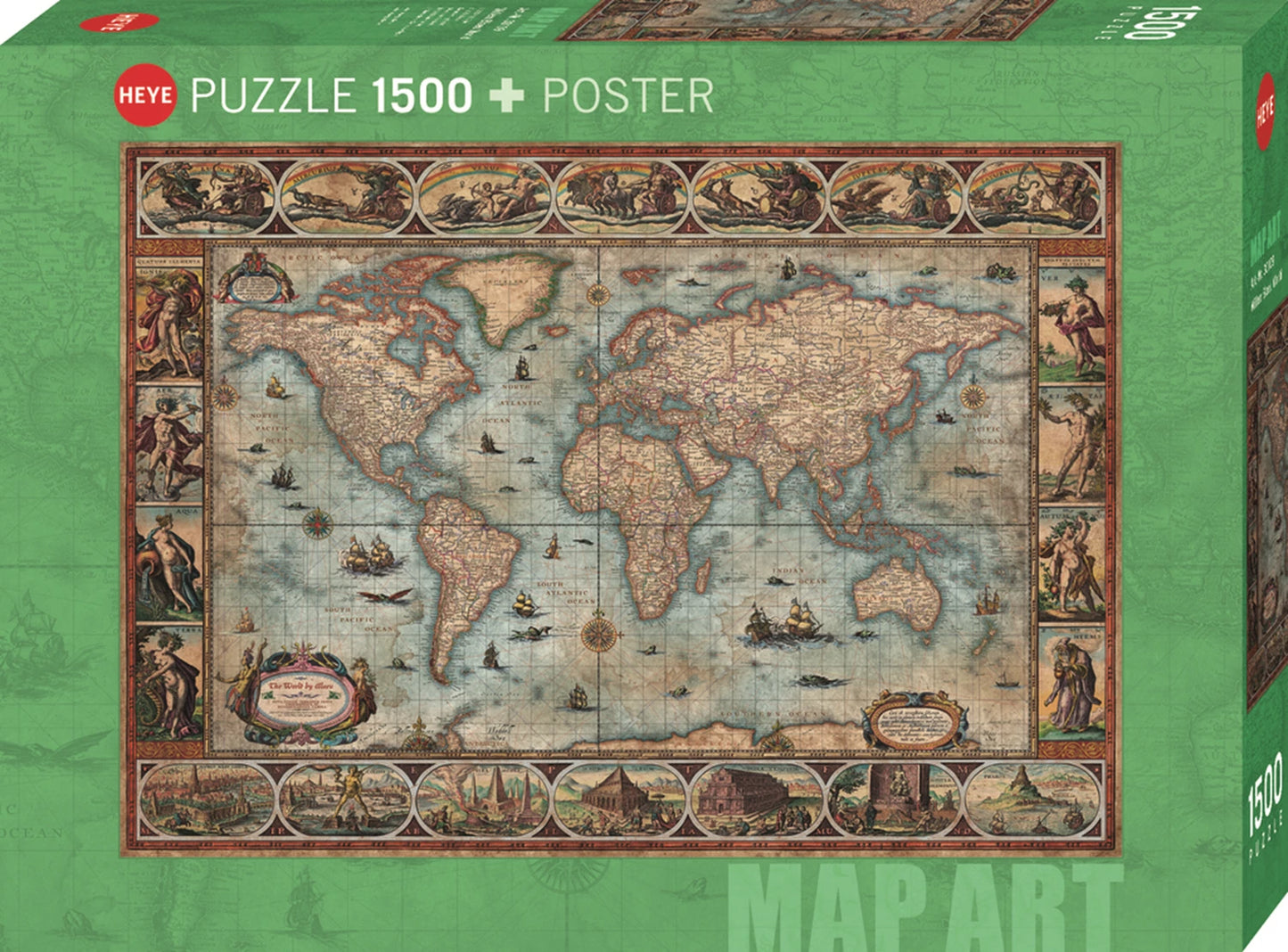 WILLEM BLAEU MONDO 1500 PEZZI