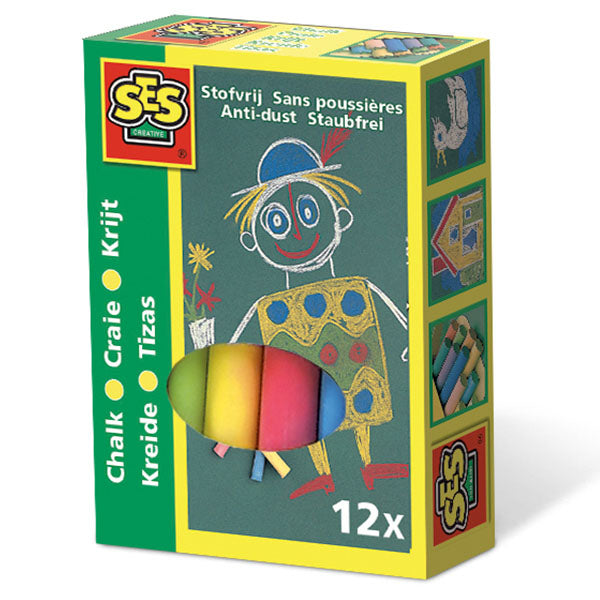 GESSETTI COLORATI 12 PEZZI – SES 🔶