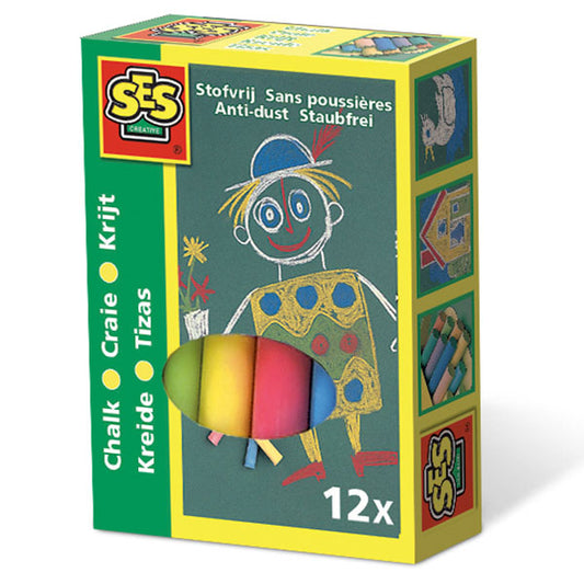 GESSETTI COLORATI 12 PEZZI – SES 🔶