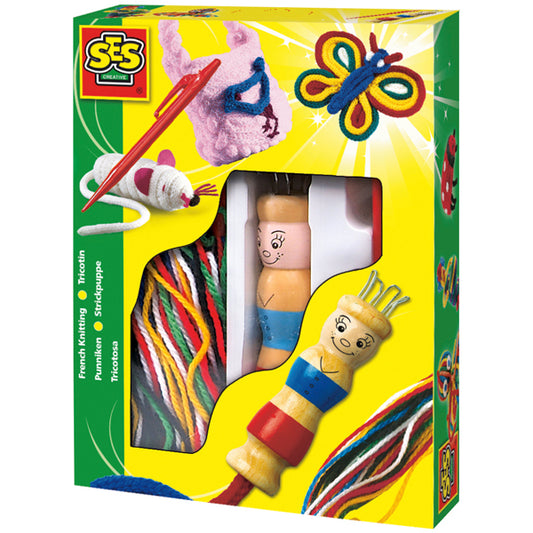POUPÉE TRICOTÉE 10 CM – SES 🔶