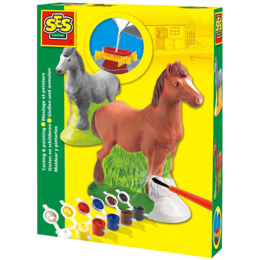 COULER ET PEINDRE UN CHEVAL – SES 🔶
