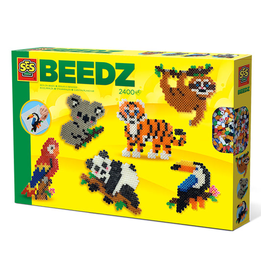 PERLES THERMOCOLLANTES ANIMAUX DE LA JUNGLE – SES 🔶