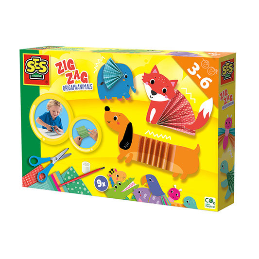 ANIMAUX ORIGAMI EN ZIG-ZAG – SES 🔶