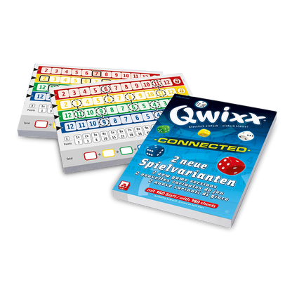 QWIXX CONNECTED XL - BLOCCHI AGGIUNTIVI 2X80 FOGLI (MULTILINGUA)