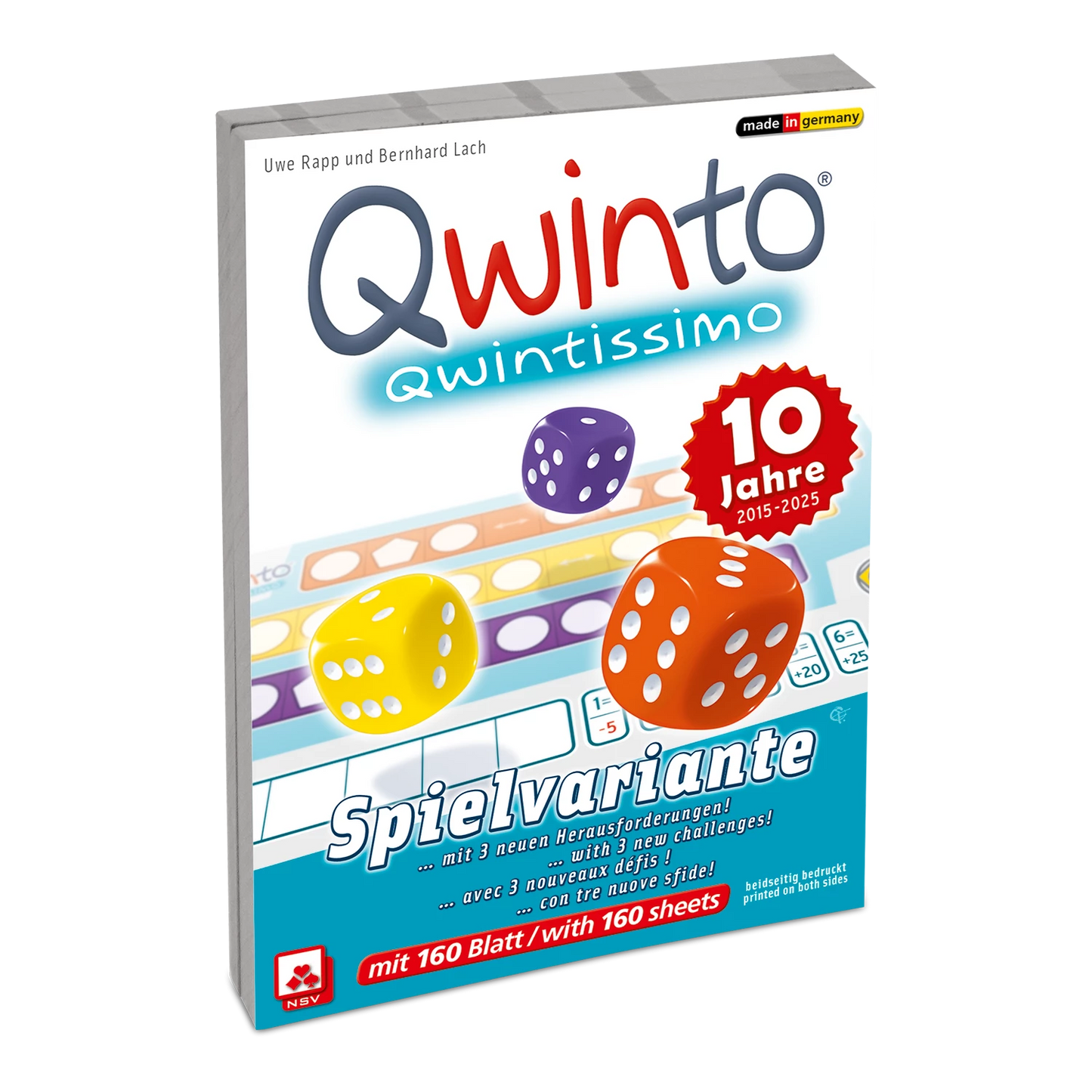 QWINTO QWINTISSIMO - BLOCCHI AGGIUNTIVI 2X80 FOGLI (MULTILINGUA)