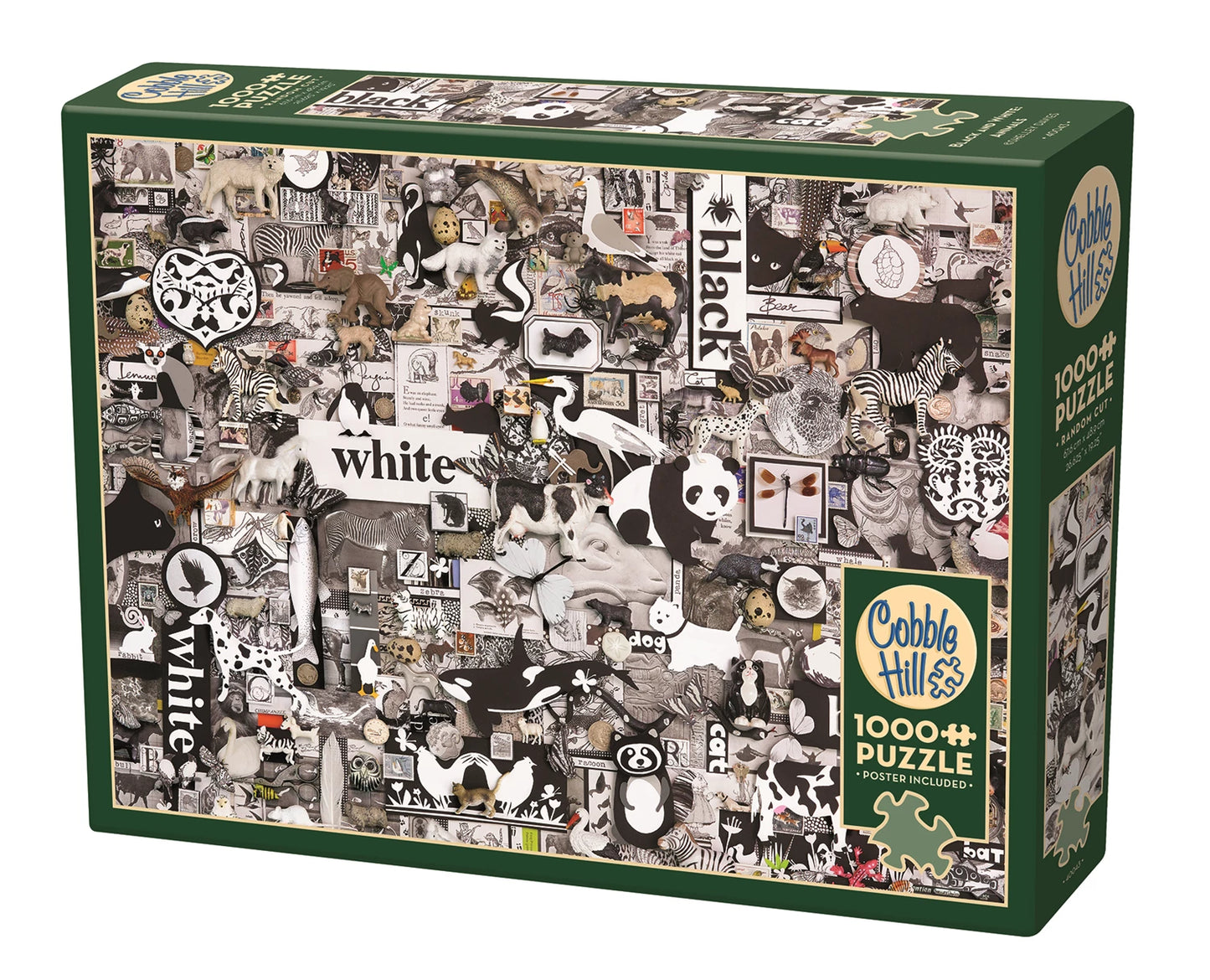 BIANCO E NERO: ANIMALI 1000 PEZZI