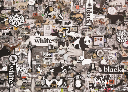 BIANCO E NERO: ANIMALI 1000 PEZZI