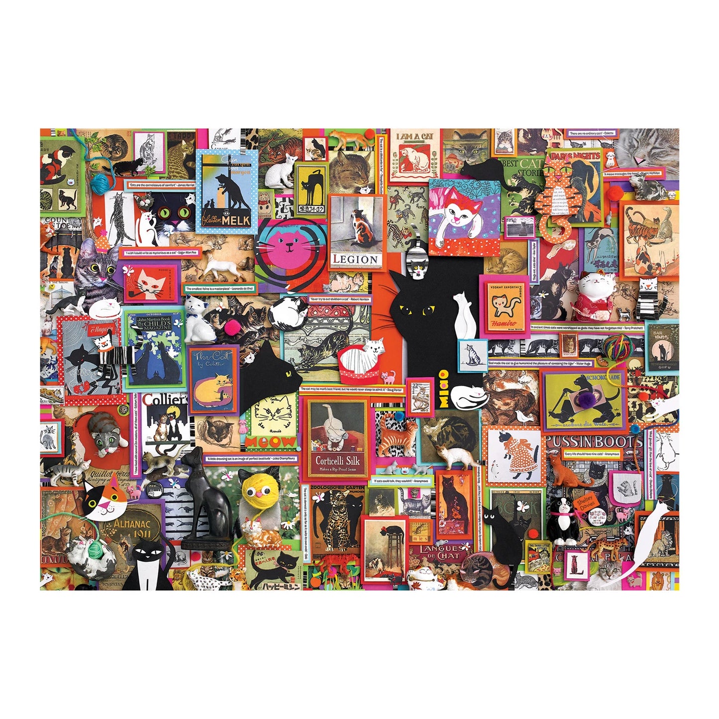 COLLAGE DI GATTI 1000 PEZZI