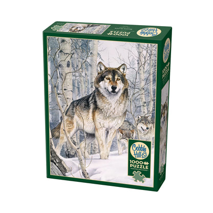 WOLF IM WINTERWALD 1000 TEILE