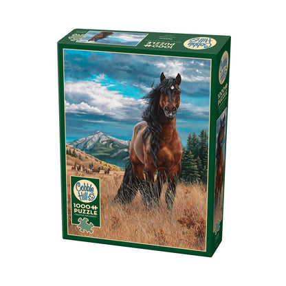 CHEVAL SAUVAGE EN LIBERTÉ 1000 PIÈCES