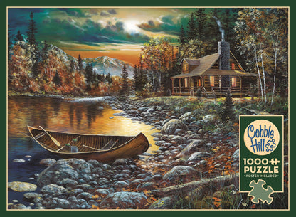 CHALET EN RONDINS AU BORD DU LAC, 1000 PIÈCES
