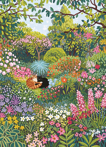 1000 PIÈCES DANS LE JARDIN