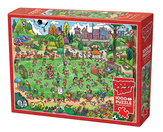 TERRAIN DE FOOTBALL DÉJANTÉ 1000 PIÈCES
