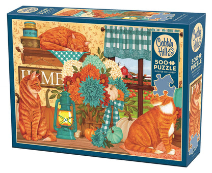 CHATS CITROUILLES, 500 PIÈCES