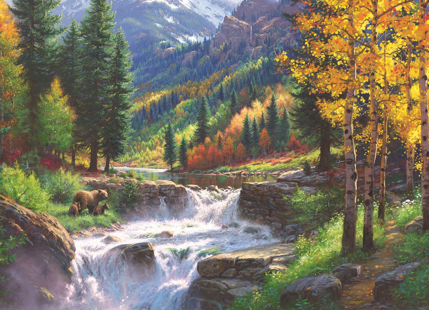 ORSI ALLA CASCATA 500 PEZZI