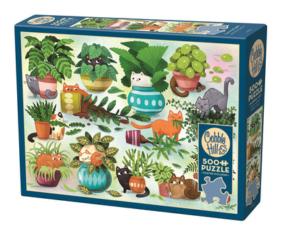 CHATS CONTRE PLANTES 500 PIÈCES