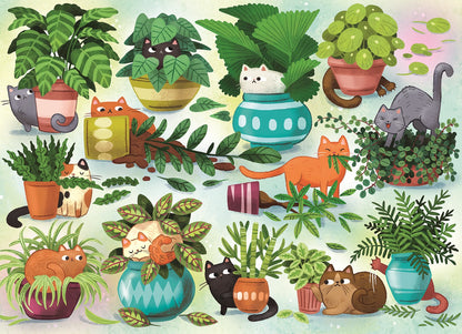 CHATS CONTRE PLANTES 500 PIÈCES