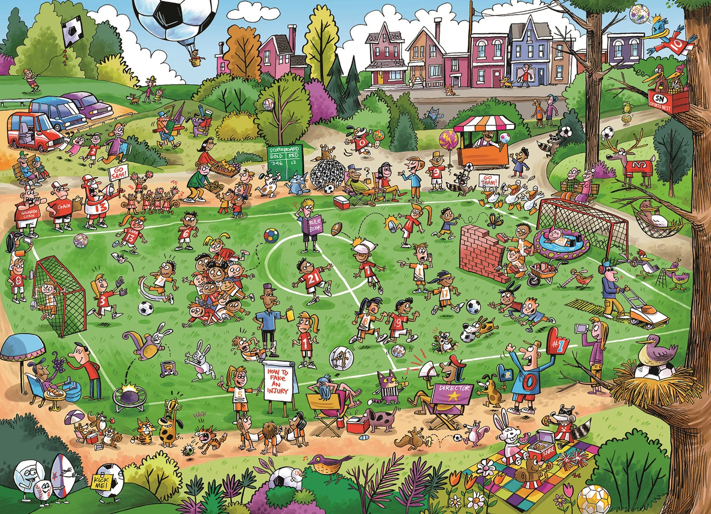 TERRAIN DE FOOT FOU 350 PIÈCES
