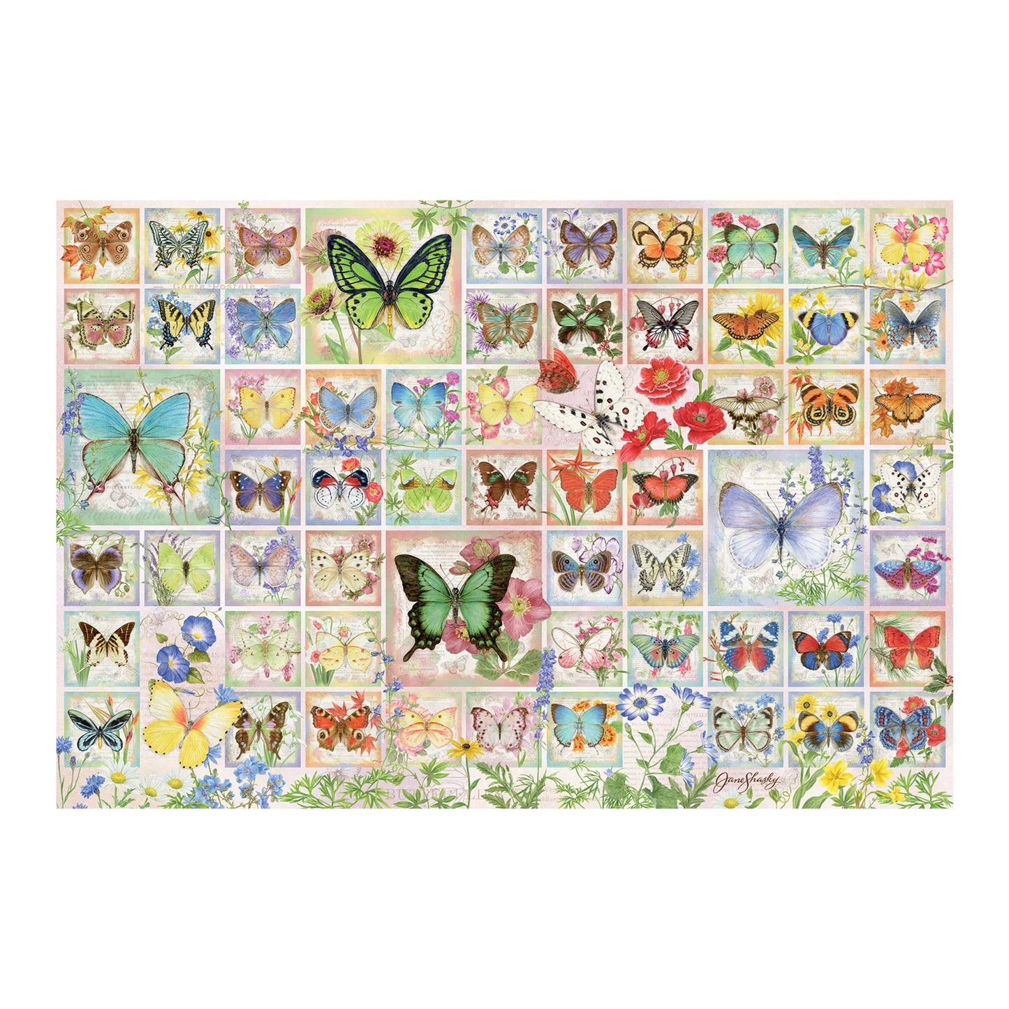 FARFALLE E FIORI, 2000 PEZZI