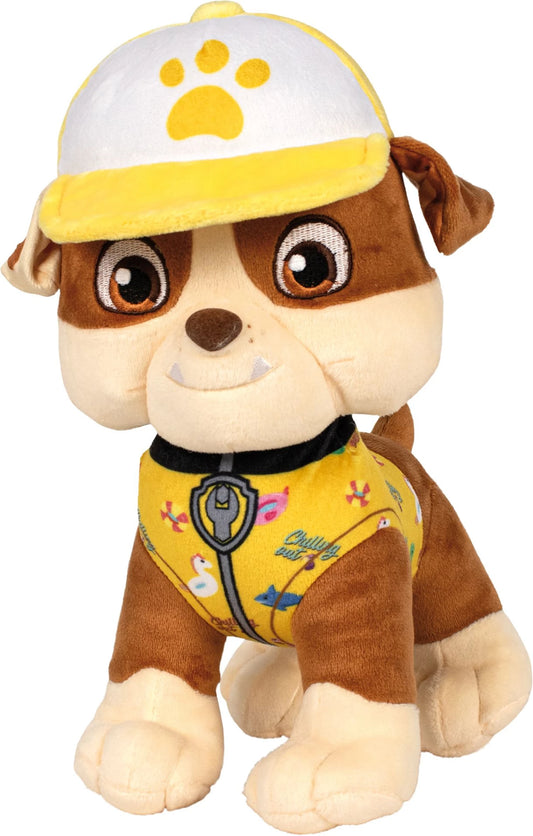 PAW PATROL, RUBBLE ÉDITION ÉTÉ 28 CM