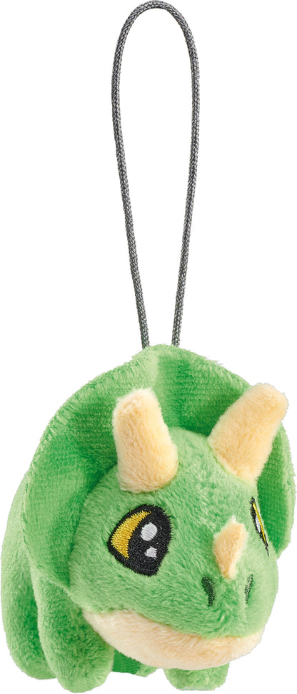 JURASSIC WORLD, PENDENTIF TRICÉRATOPS 9 CM