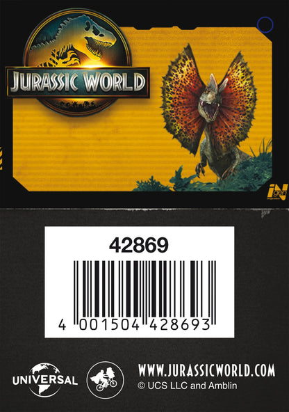 JURASSIC WORLD, PENDENTIF TRICÉRATOPS 9 CM