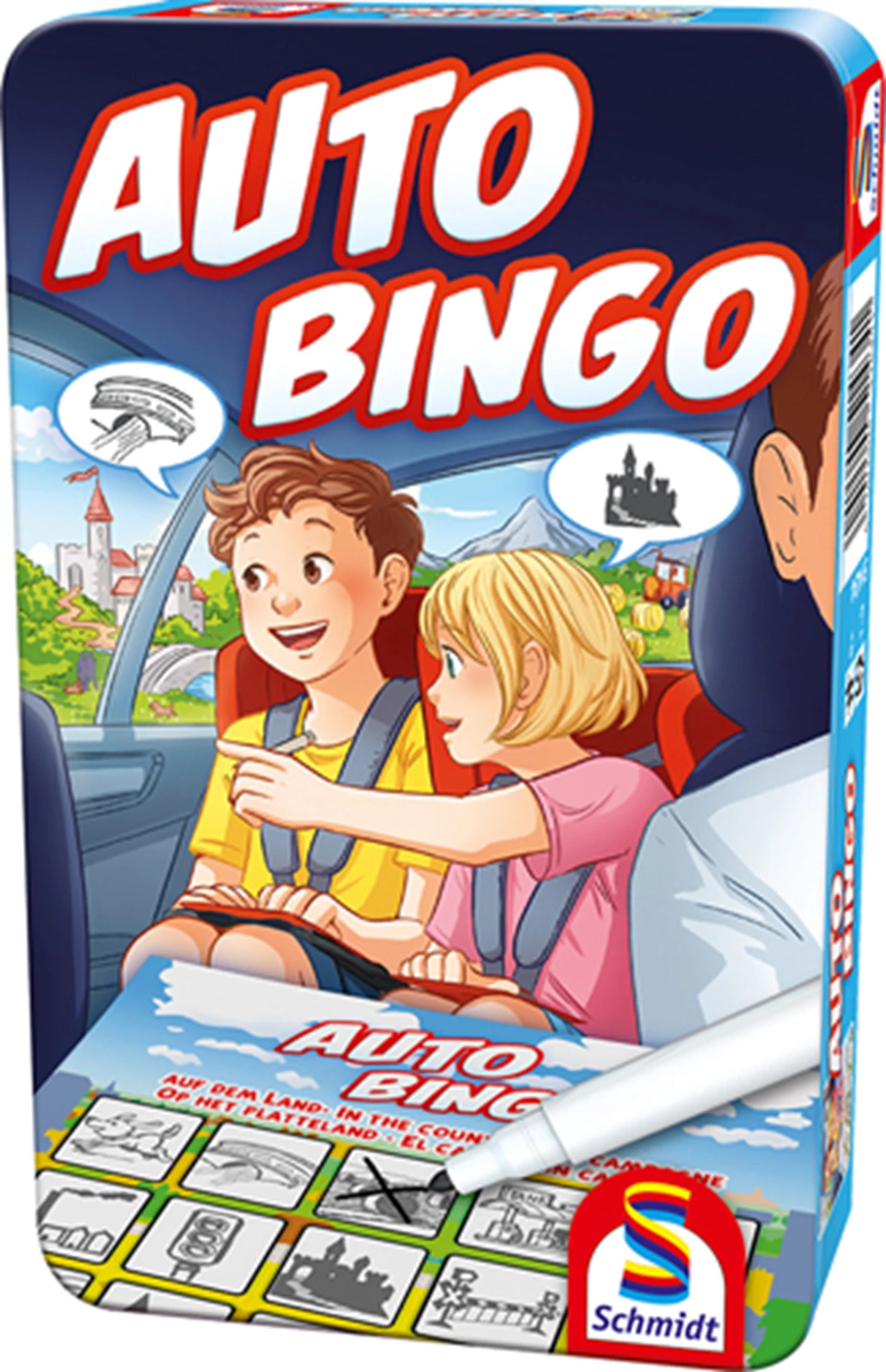 AUTO BINGO (METALLDOSE) (MEHRSPRACHIG)