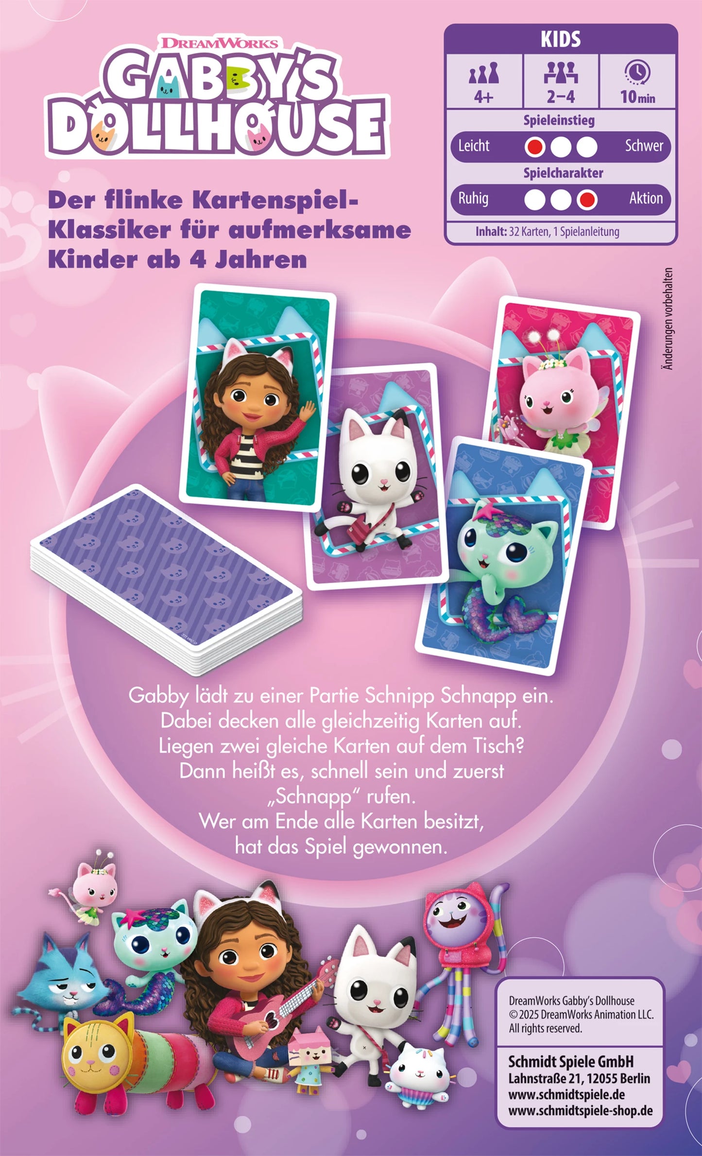 GABBYS PUPPENHAUS, SCHNIPP SCHNAPP (BLECHDOSE) (D)