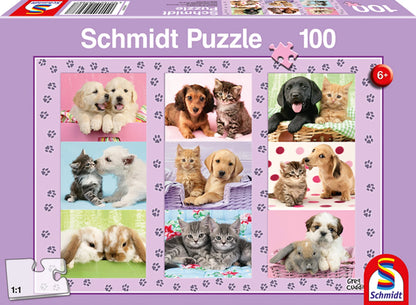 MES AMIS LES ANIMAUX 100 PIÈCES