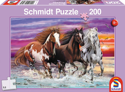 TRIO DE CHEVAUX SAUVAGES 200 PIÈCES