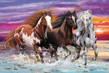 TRIO DE CHEVAUX SAUVAGES 200 PIÈCES