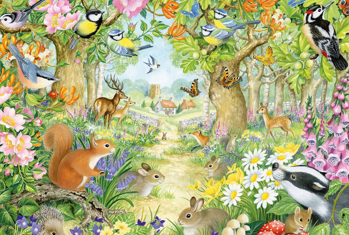 ANIMAUX DE LA FORÊT 100 PIÈCES