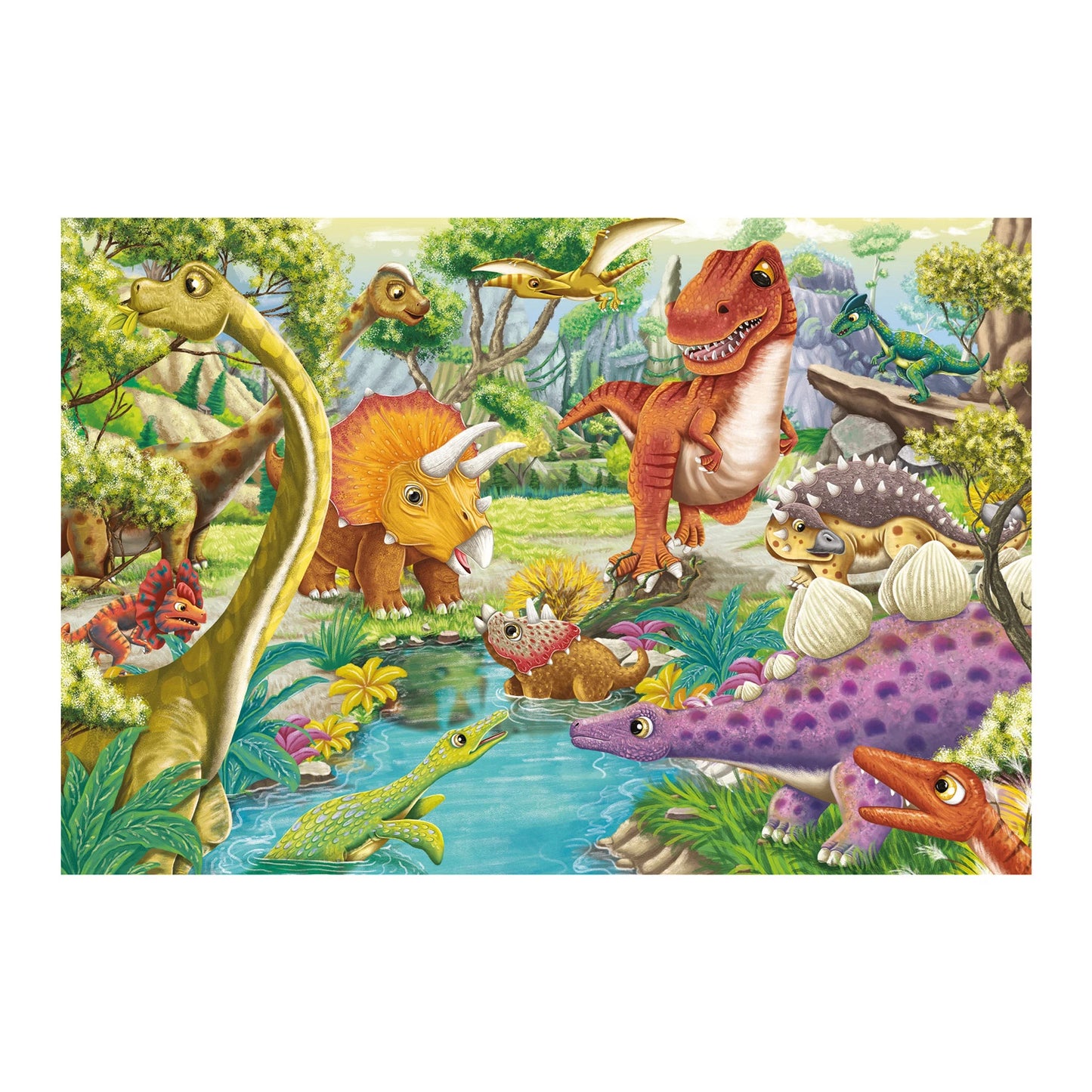 DU PLAISIR AVEC LES DINOSAURES 3X24 PIÈCES