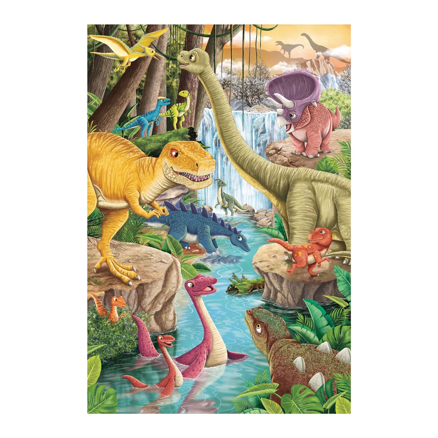 DU PLAISIR AVEC LES DINOSAURES 3X24 PIÈCES